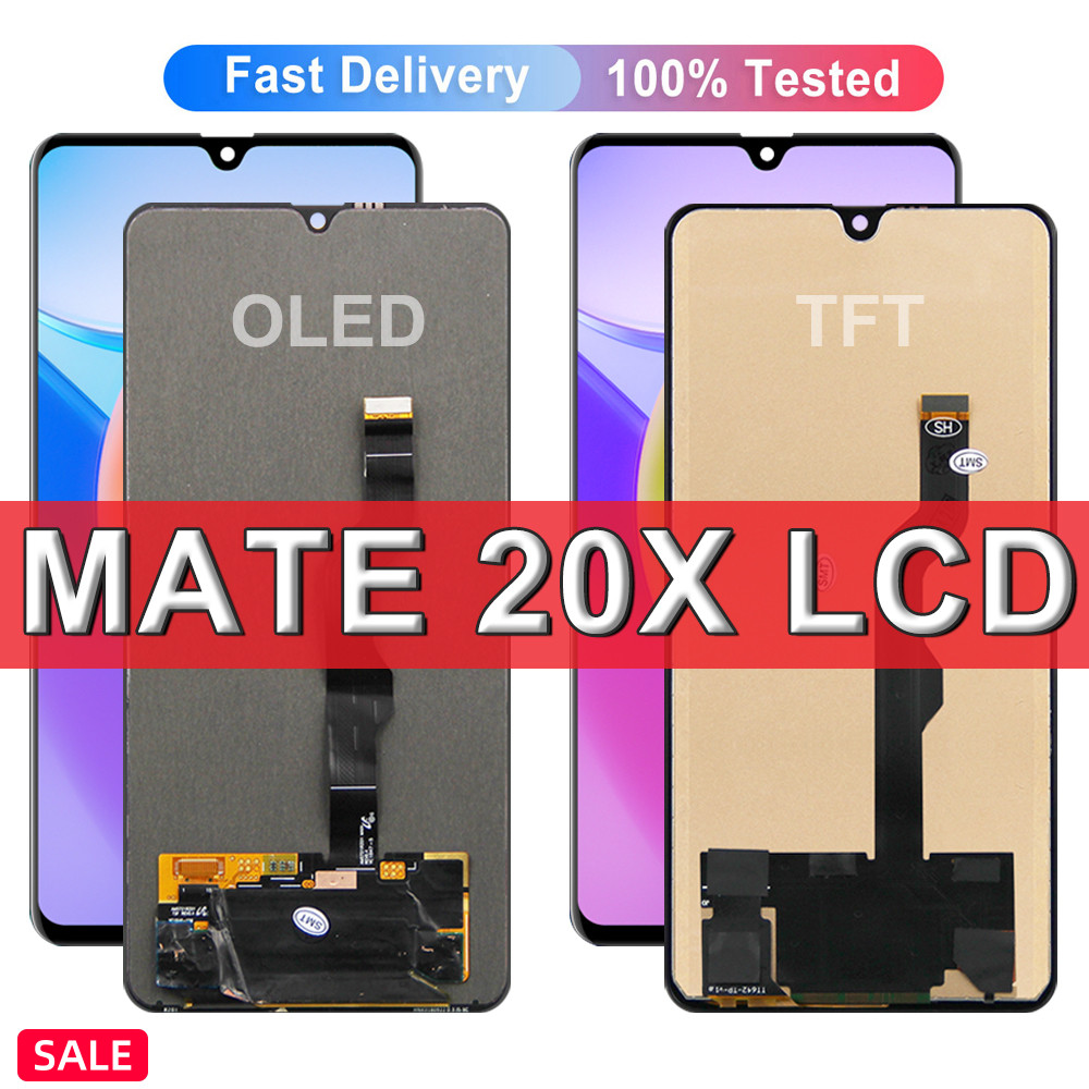 AMOLED TFT LCD For Huawei Mate 20X EVR-L29 EVR-AL00 TL00 LCD splay Tou Screen gitizer Assembly For H