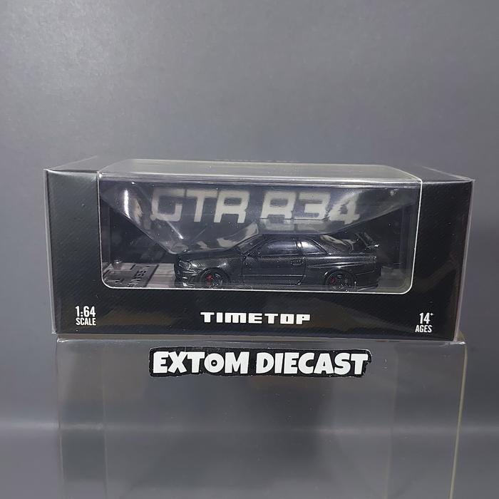 Time Top Nissan Skyline R34 Black Carbon BEST