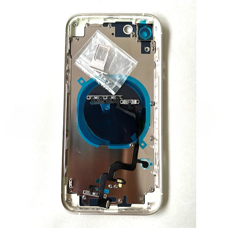 For iPhone XR to 13 Housing rear battery midframe replacement , XR like 13 chassis Xr to 13 frame+to