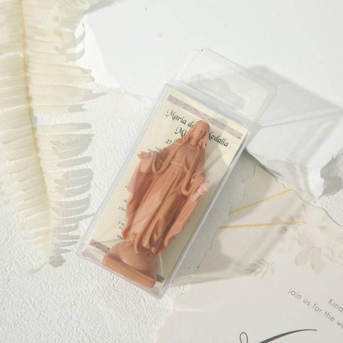 Patung Pajangan Rohani Antique Mungil Santo Mikhael Tuhan Yesus Bunda Maria Guadalupe Souvenir Mewah