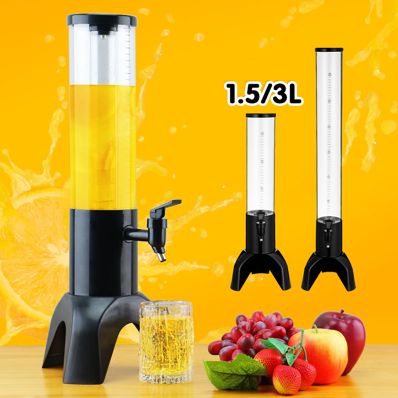 1,5/3L Tower Minuman Beer / Tower Beer Dispenser / Juice Water Dispenser Tower