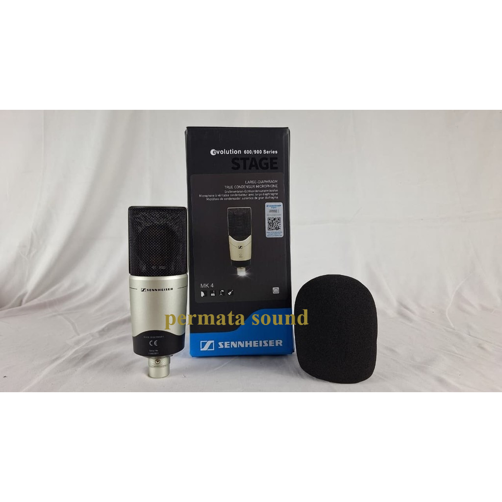 MIC STUDIO SET SENNHEISER MK4 MIC RECORDING INCLUDE STAND RECORDING MK 4