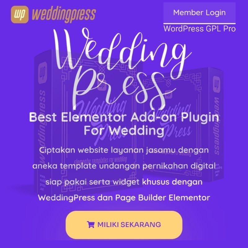 WeddingPress - Elementor Templates for Wedding Invitation | Premium WordPress Plugin Theme