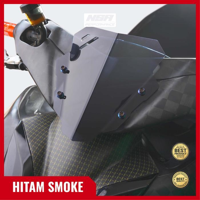 NSA VISOR AEROX WINDSHIELD AEROX ALL AEROX NEW AEROX CONNECTED 2021-2022 VISOR AEROX 2021 AKSESORIS 