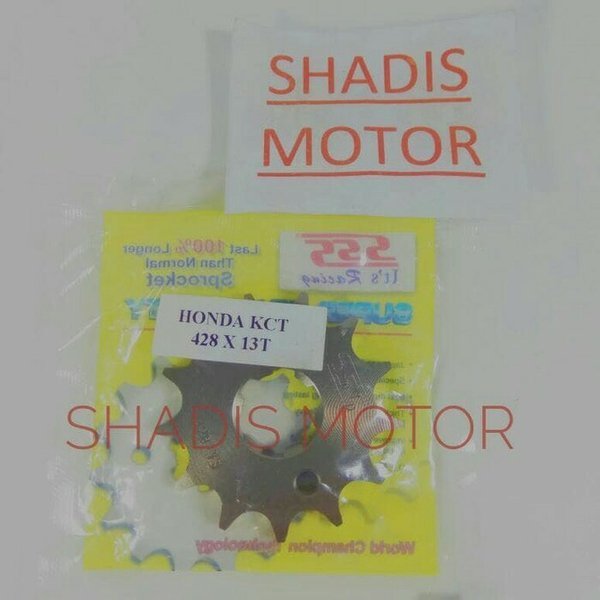 Ger SSS Motor Honda KCT GL Mega Pro Depan Ukuran 428 - 13T Gear Motor..