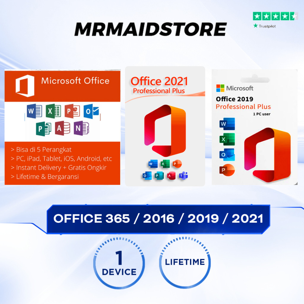 Microsoft Office 365 | Office 2016 | Office 2019 | Office 2021| Original