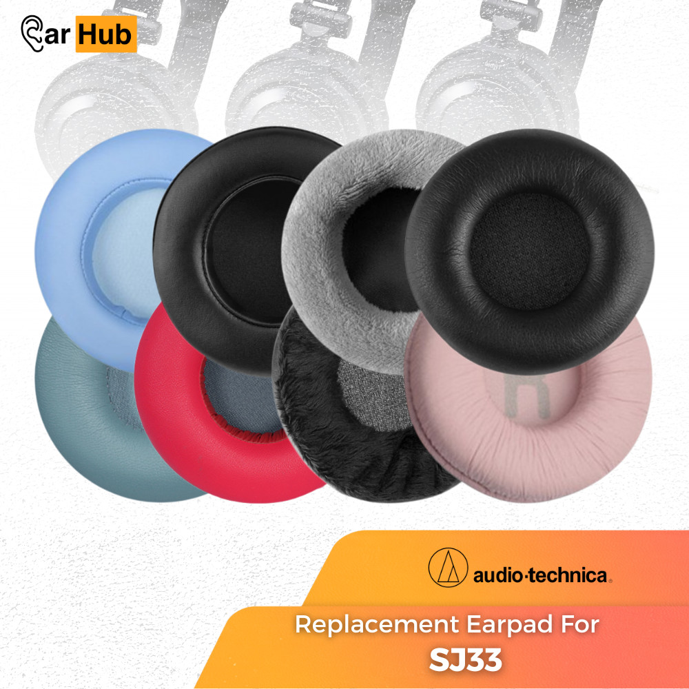 Earpad Busa Foam Bantalan Ear Cushion Ear Pad Audio Technica ATH-SJ33 ATH SJ 33 Earcup