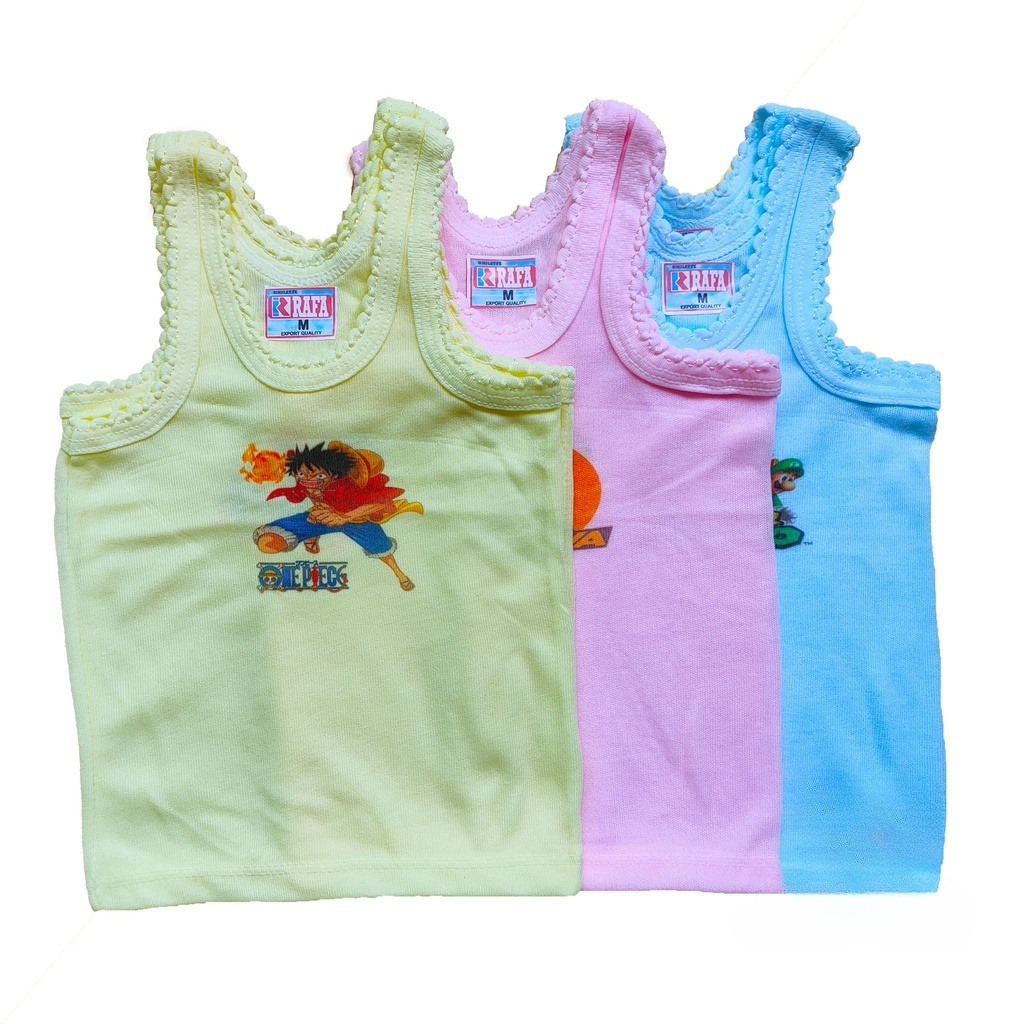 6 PCS Kaos Singlet / Kaos Sangsang Anak