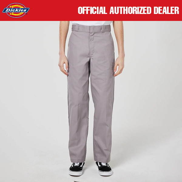 CELANA PANJANG CHINO CLASSIC WORK PANTS CASUAL PRIA SILVER ORIGINAL DICKIES | 874 SILVER