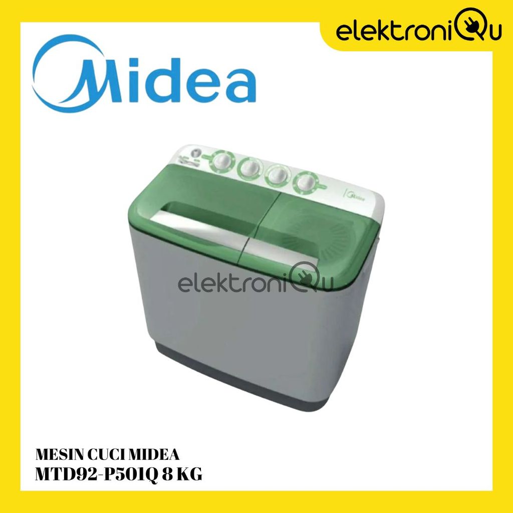 MESIN CUCI MIDEA MTD92-P501Q 8 KG TWIN TUB
