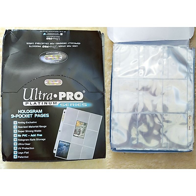 SLEEVES 9P ULTRA PRO PLATINUM 9-POCKET SLEEVE ULTRAPRO UP
