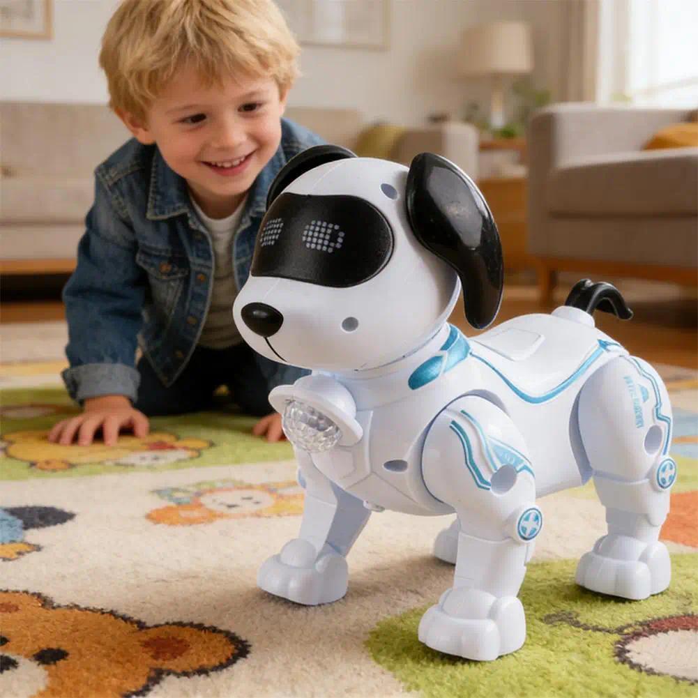 Electronic Robot Dog Toys With Music Song Robot Dog for ildren's Gifts Creative Small Dog Toy Can Wa
