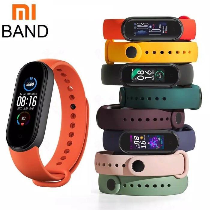 Xiaomi Mi Band 5 Strap Silicon Barcelet - Karet Silicon Strap MiBand 5