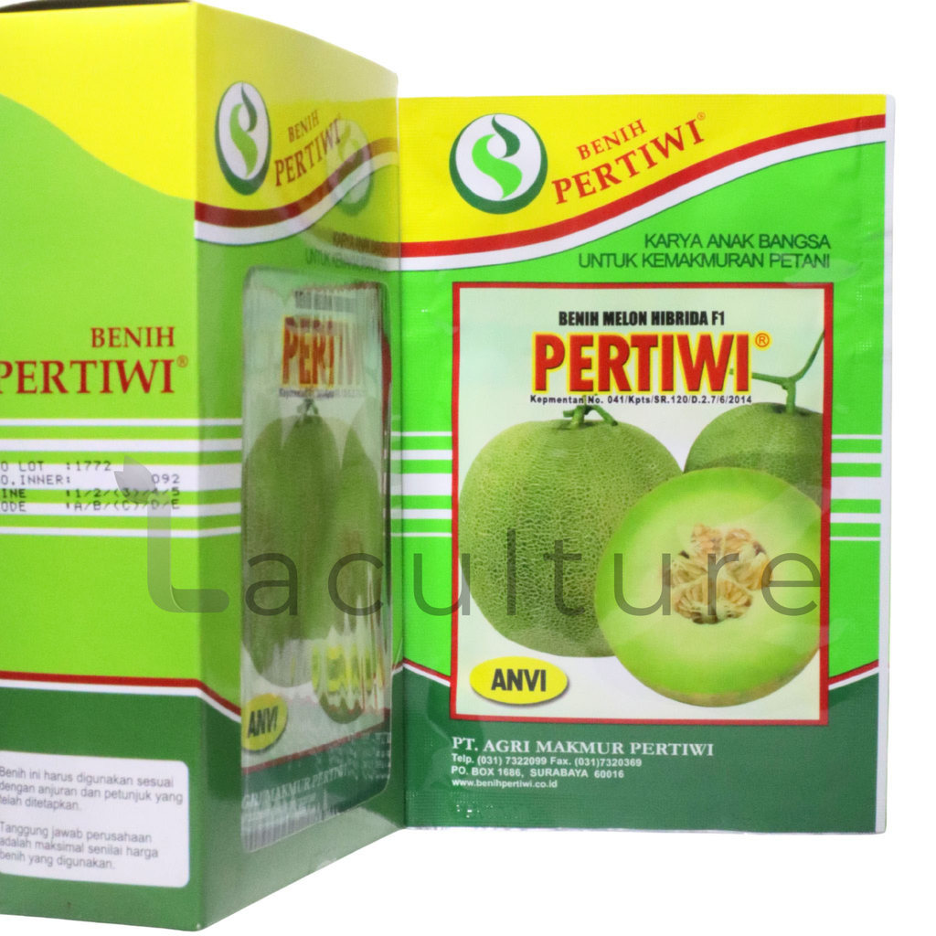 Benih Melon Hibrida PERTIWI F1 Isi 600 Butir Benih Pertiwi