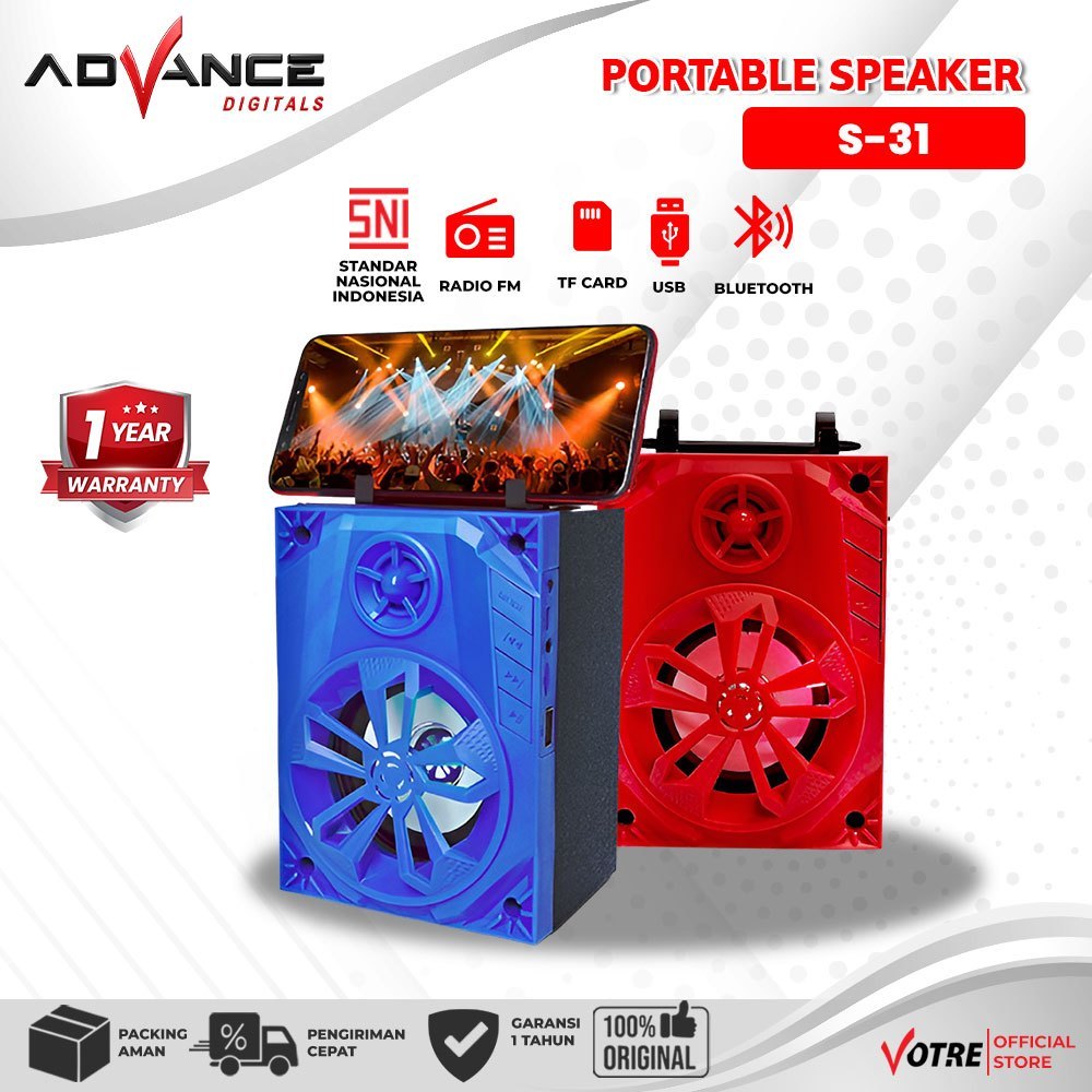Advance Bluetooth Speaker Music Box S31 Speaker Bluetooth Portable