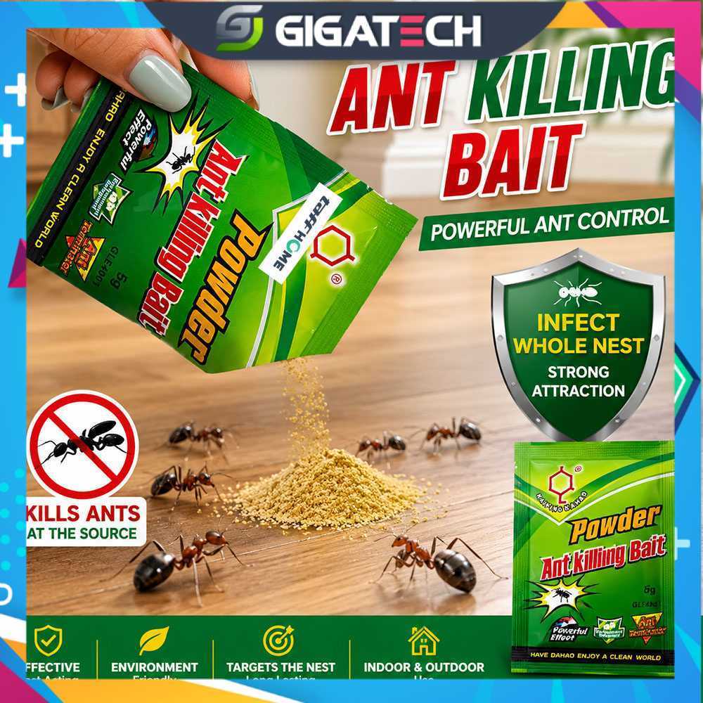 Racun Semut Pembasmi Serangga Obat Ant Killing Powder 5g 1 PCS Umpan Racun Semut Bubuk Efektif Membu