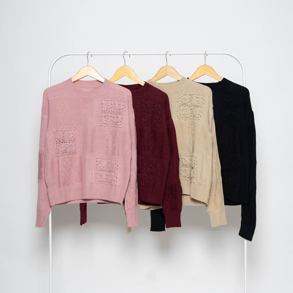 CDCModels Rahiya Sweater Rajut - Atasan Wanita Dewasa