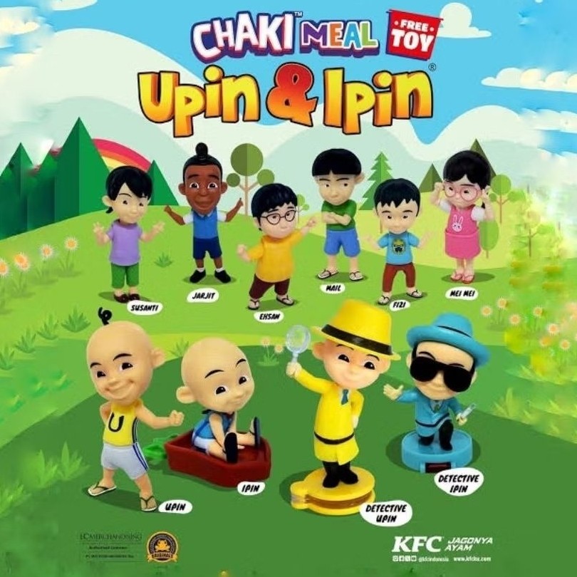 TOFA.ID Chaki Meal KFC Upin Ipin 2025