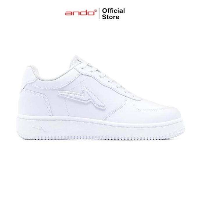 ANDO OFFICIAL SEPATU SNEAKERS TRICKS PRIA DEWASA - PUTIH