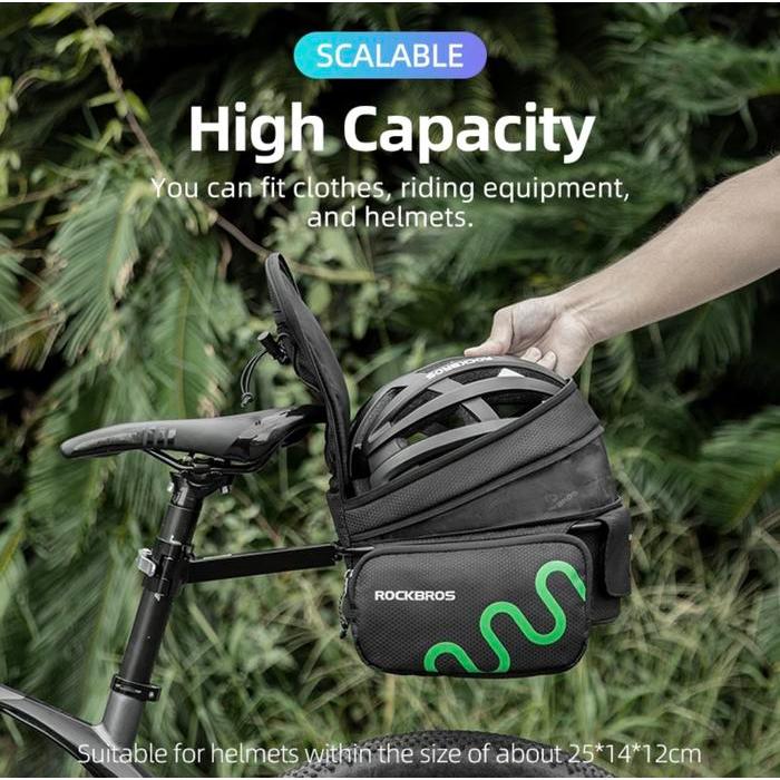 ROCKBROS Tas Sadel Sepeda Rak Belakang Sepeda MTB Bicycle Rear Bag