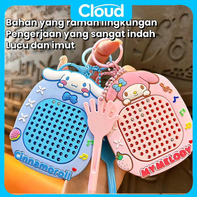 Mainan Magnet Bubble Dot Cinnamoroll My Melody Cloud Set Penghilang Stres Anak Mainan Edukasi Anti B
