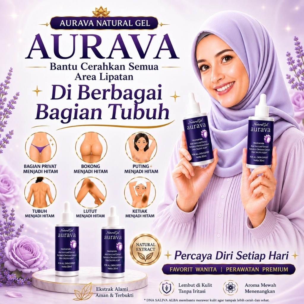 READY STOK  AURAVA NATURAL GELL Pemutih miss v AURAVA Cream Miss V Pemutih Selangkangan Menghilangka