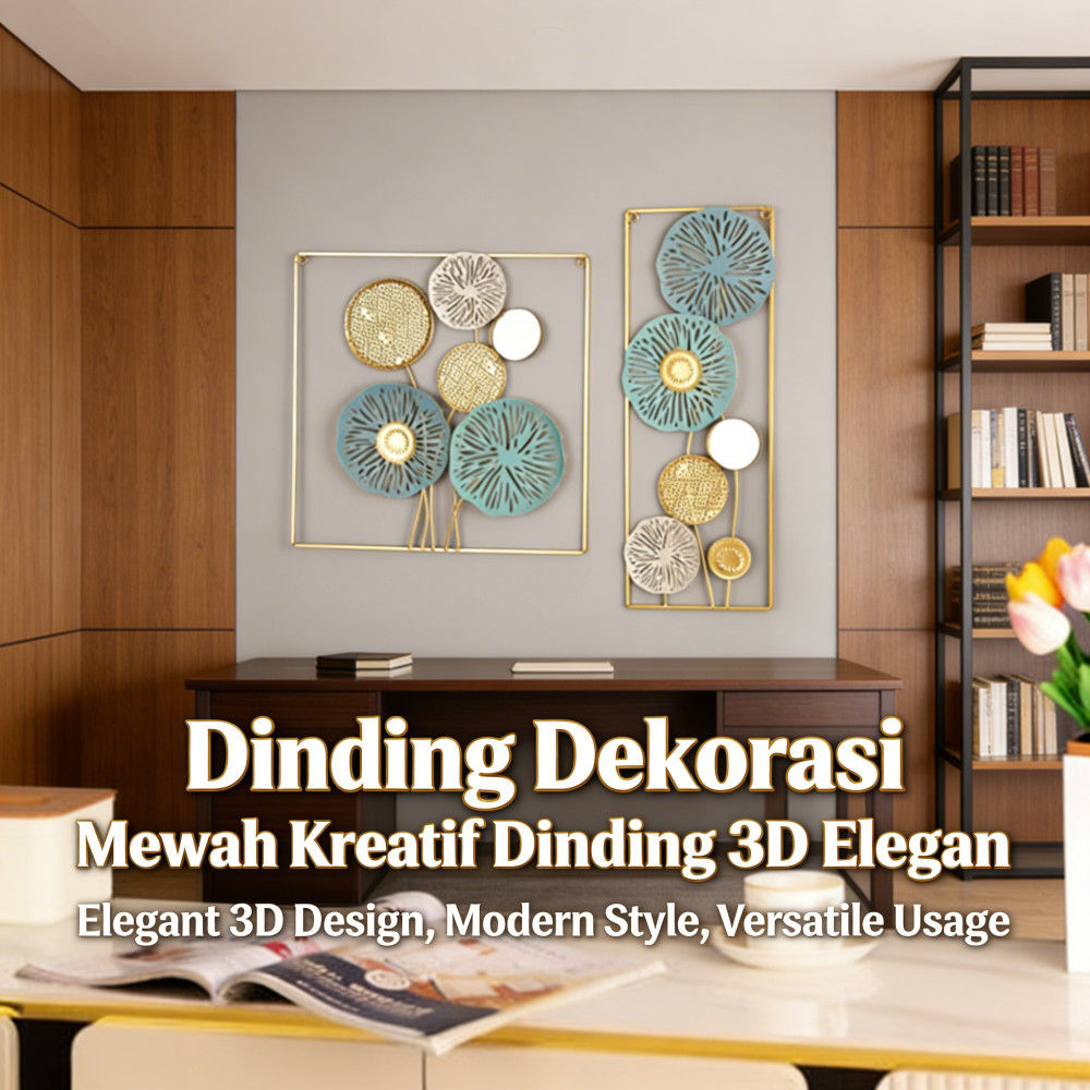 Pajangan Dinding Mewah / Hiasan dinding Wall Decor Circle