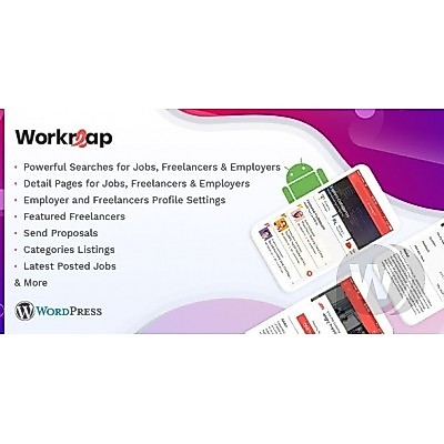 Workreap Android APP - Source Code Aplikasi Mobile