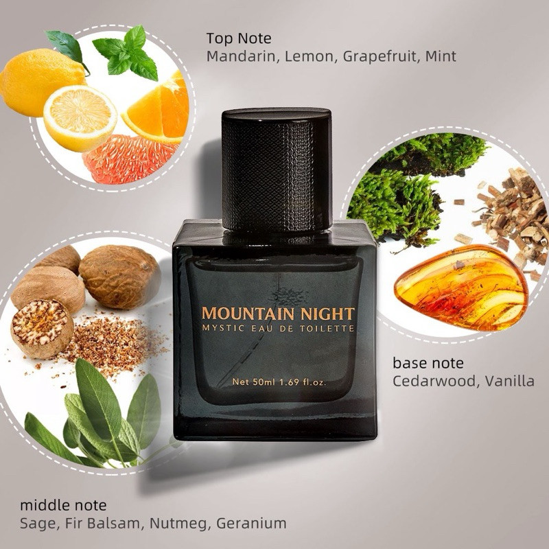 ONLINE MINISO Original Parfum MINISO Mountain Night Parfum Pria Parfum Ocean Breeze MINISO