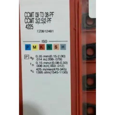 10PCS CARBIDE INSERT  CCMT09T308-PF 4225