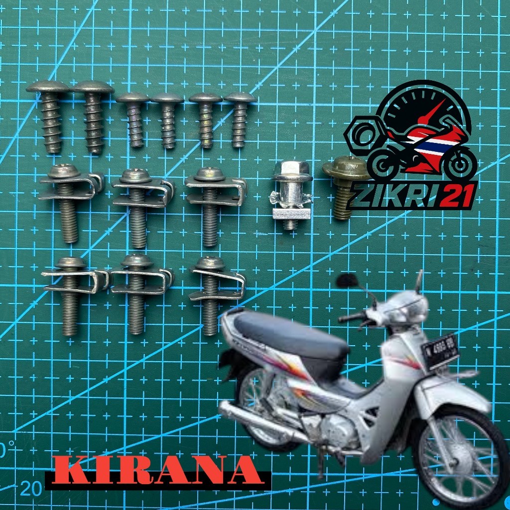 Baut Batok Kepala Honda Kirana 125 Anti Karat