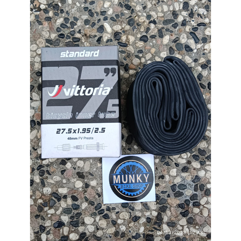 Foto Vittoria Standard Ban dalam inner tube 27.5 x 1.95 - 2.50 pentil presta valve FV 48mm maxxis kenda
