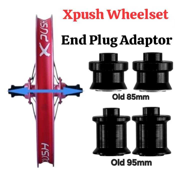 Foto Xpush Adapter End Cap Wheelset Hub Adaptor Pushbike Old 95mm 85mm Xpush WS Gorilla