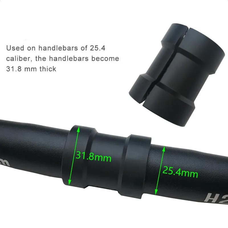 Foto Adaptor Handlebar Stang Steer Standar 25,4 untuk Stem Oversize 31,8 sepeda