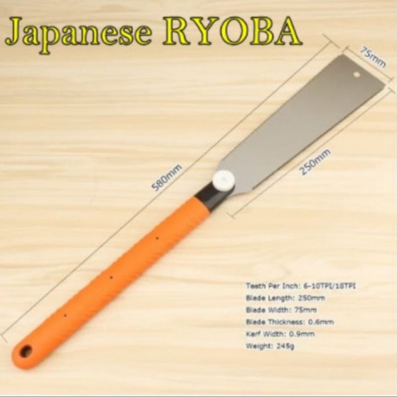 gergaji japanese ryoba 2 sisi gergaji model ryoba Jepang 2 sisi gergaji tangan