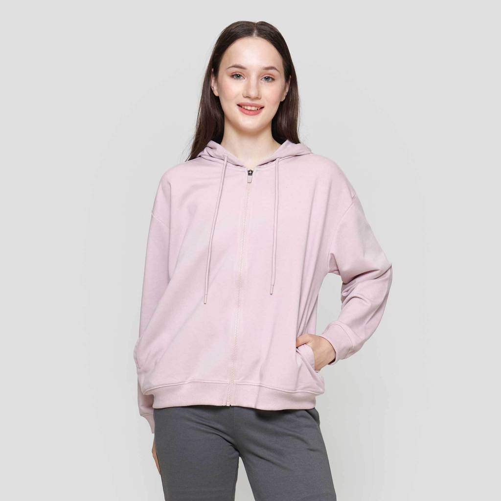 Nevada Solid Basic Baby Terry Jaket Wanita 122919932