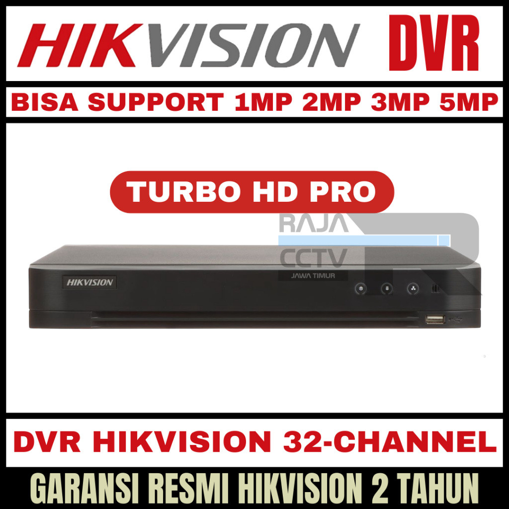 DVR HIKVISION 32 CHANNEL AUDIO SERIES SUPORT 5MP 4MP 3MP 2MP 1.3MP 1MP