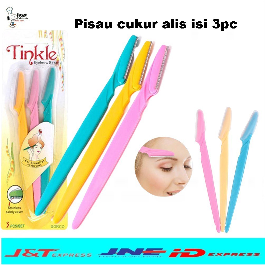 Pisau cukur alis isi 3pc | B24