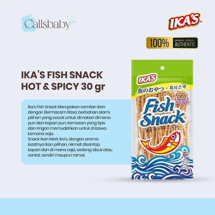 Ika's Fish Snack Hot & Spicy 30gr - Hot&Spicy30gr