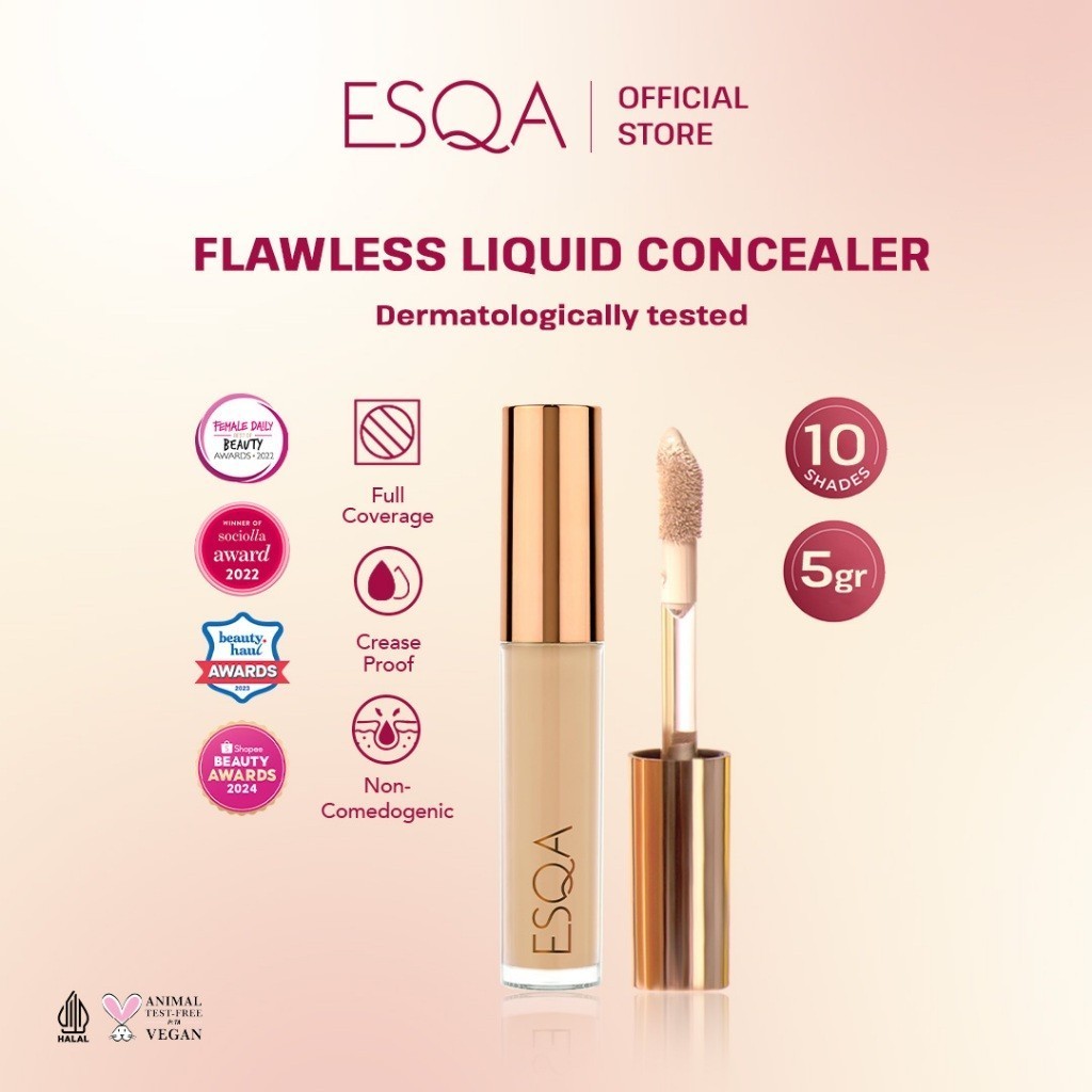 [WAREHOUSE SALE] EXP 01/2027 ESQA Flawless Liquid Concealer