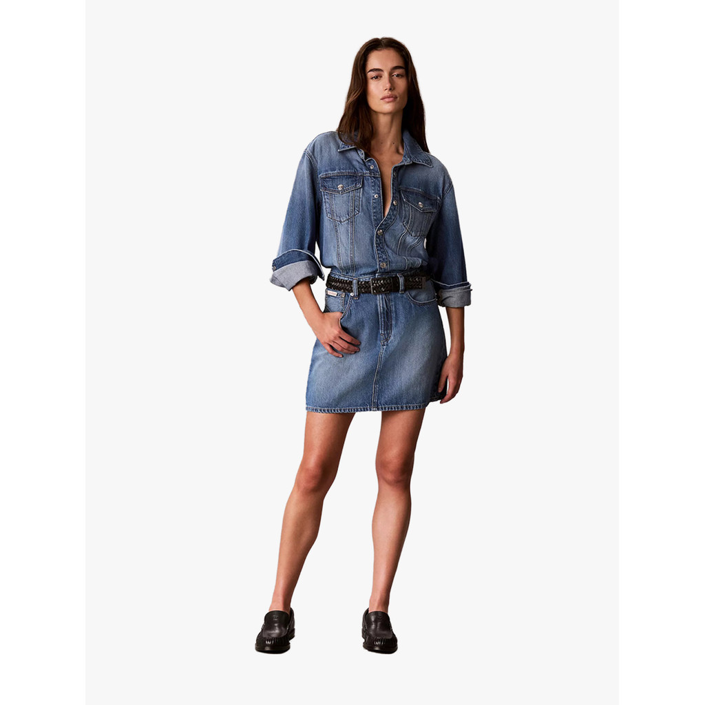 Calvin Klein - Mini Trucker Dress