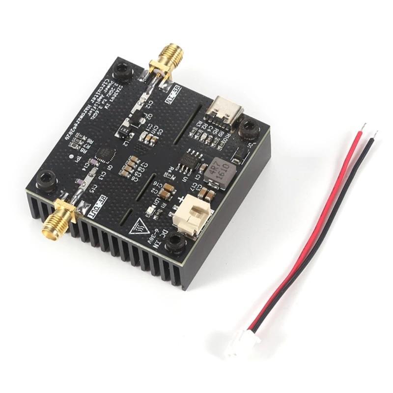 Small Double Channel Power Amplifiers with Advanced Heat Dissipation & Volumes Control Microwave Pow