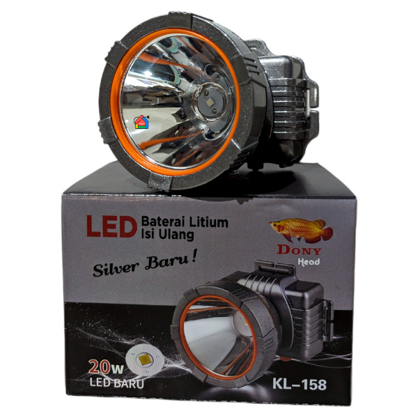 PROMO Senter Kepala Dony KL-158 (20 Watt) / Dony Senter Kepala KL158 / KL 158 [Cahaya Putih / Kuning