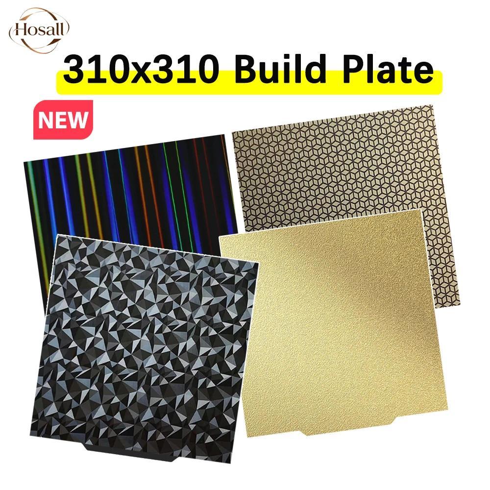 For QI Plus 4 Print Bed 310x310 Heated Bed 12.2x12.2 In Magnetic Sticker 310x310 Pei Sheet  Artiller