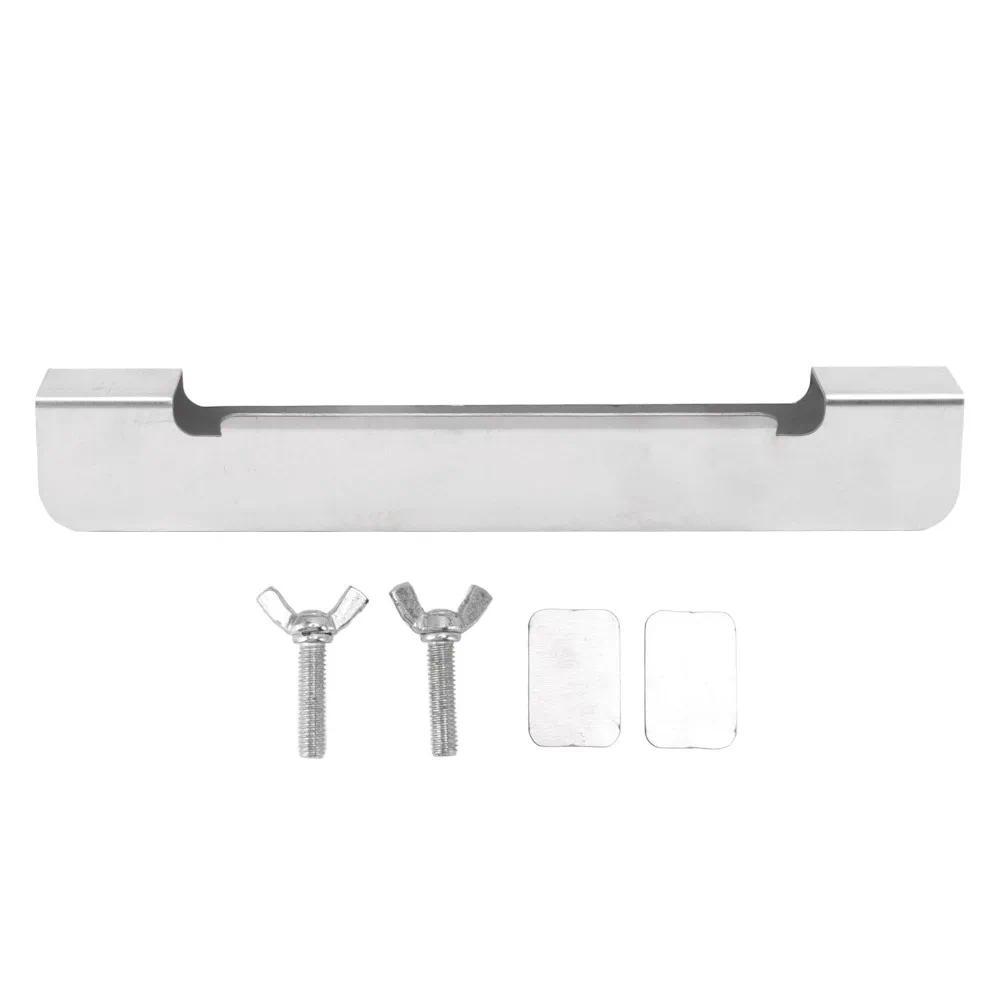 Durable Silver Griddle Spatula Holder Stainless Steel Durable Griddle Tool Holder BBQ Spatula Rack G