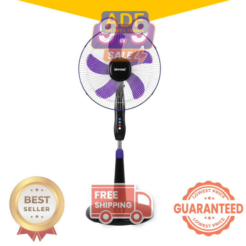 Miyoshi 1603 Kipas Angin Stand Fan 16" - Penyejuk Ruangan Hemat Listrik