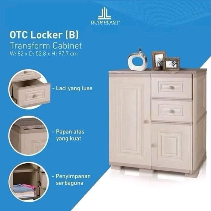 Olymplast OTC Locker [C] LEMARI PAKAIAN / LEMARI PLASTIK OLYMPLAST - OTC LOCKER B MODERN