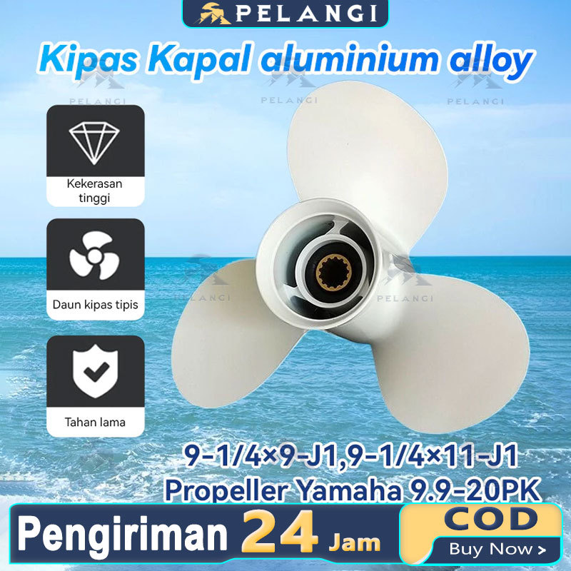 Kipas Speed  Kipas Speedboat  Baling Speedboat Propeller untuk Mesin Tempel Yamaha 15 PK