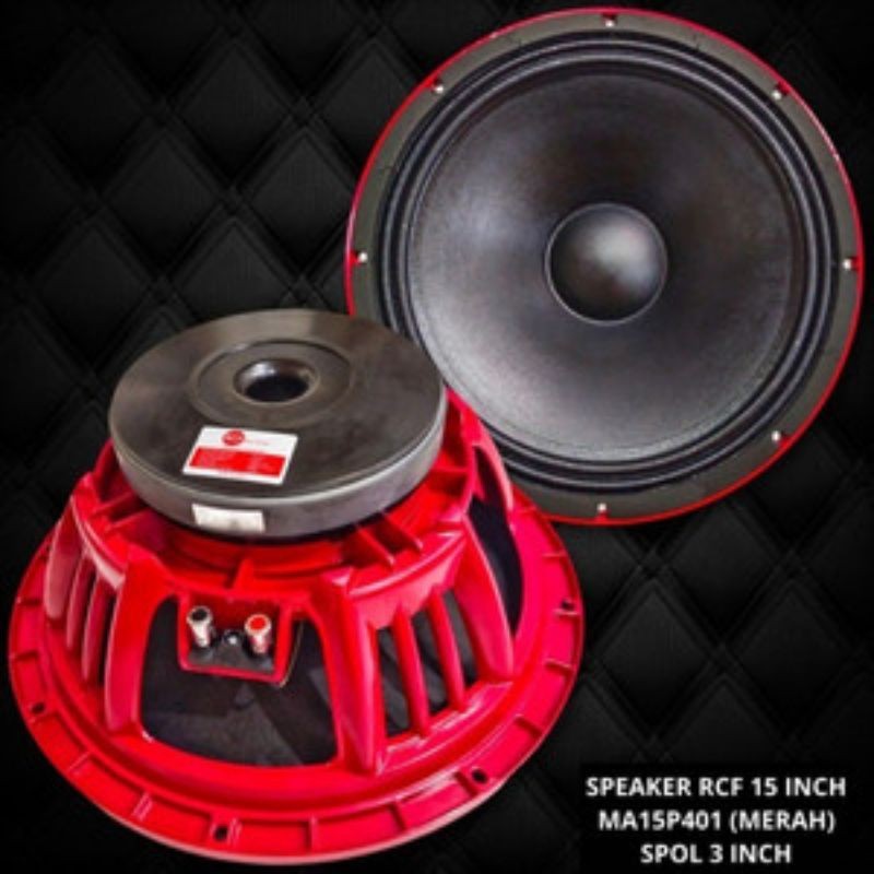 SPEAKER RCF 15 INCH MA15P401 / KOMPONEN 15" MA 15P401 MERAH