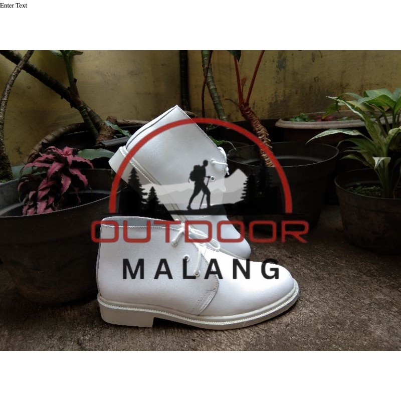 Sepatu Pdh Putih Taruna Tali Tiga Paskibra/sepatu pdh pdu pria kulit